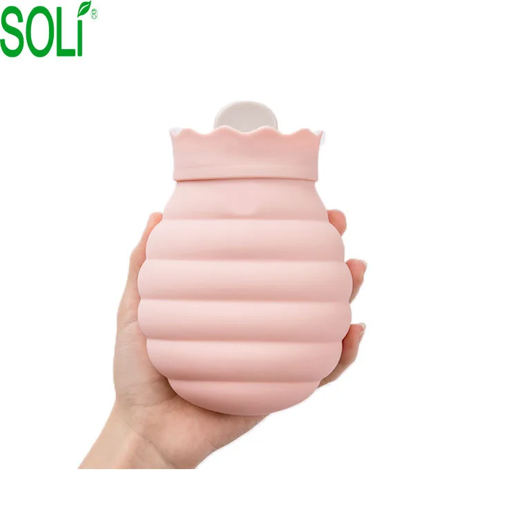 Силиконовая детская бутылка Honeypot, сумка для воды, милая бутылка для воды с подогревом рук
