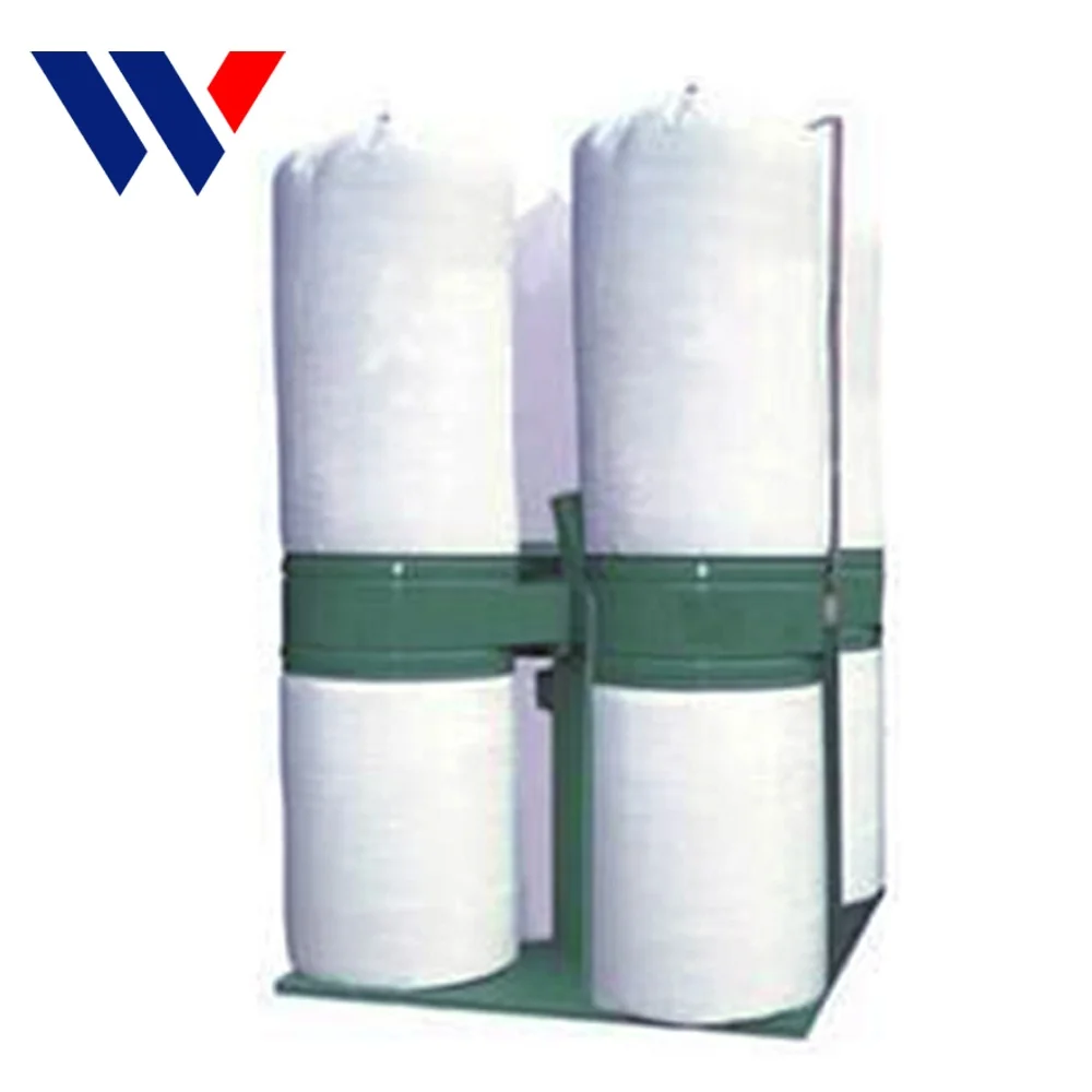 Китай MF9030 низкая цена Электрический двойной промышленный тканевый мешок древесный пылеуловитель для деревообрабатывающего станка