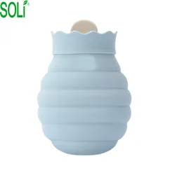 Силиконовая детская бутылка Honeypot, сумка для воды, милая бутылка для воды с подогревом рук