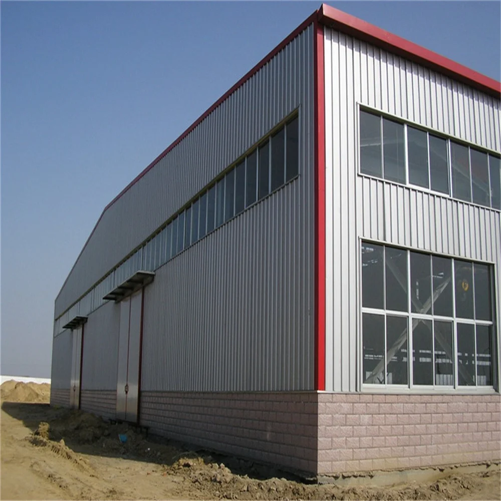 
Недорогой склад из стали, склад со стальной рамой, строительная стальная конструкция 