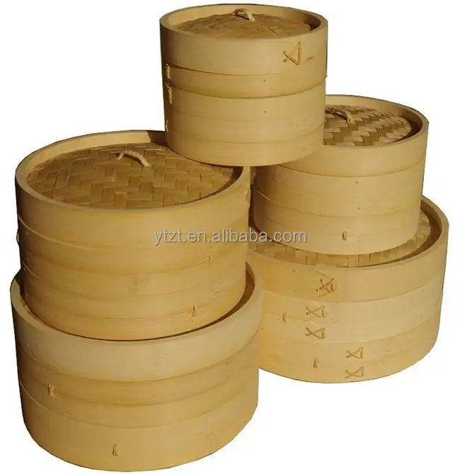 Бамбуковая корзина для вареников Dimsum & паровая посуда