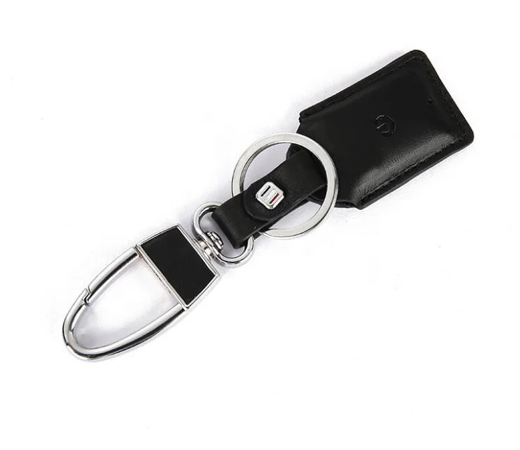 
Высококачественный подарок, роскошный кожаный смарт-брелок для ключей с защитой от потери GPS 