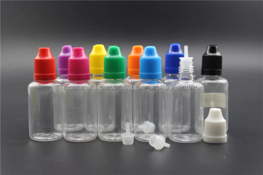 
10 мл пэт пластиковые табак электронной жидкости бутылки безопасности детей крышка 10 мл 30 мл пластиковый флакон-капельница 