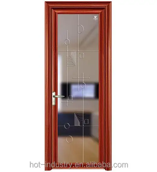 
 Новинка 2016, Элегантная алюминиевая раздвижная/створчатая дверь для ванной комнаты, водонепроницаемая дверь из ПВХ для ванной комнаты, цена, Прямая цена от производителя Бангладеш  