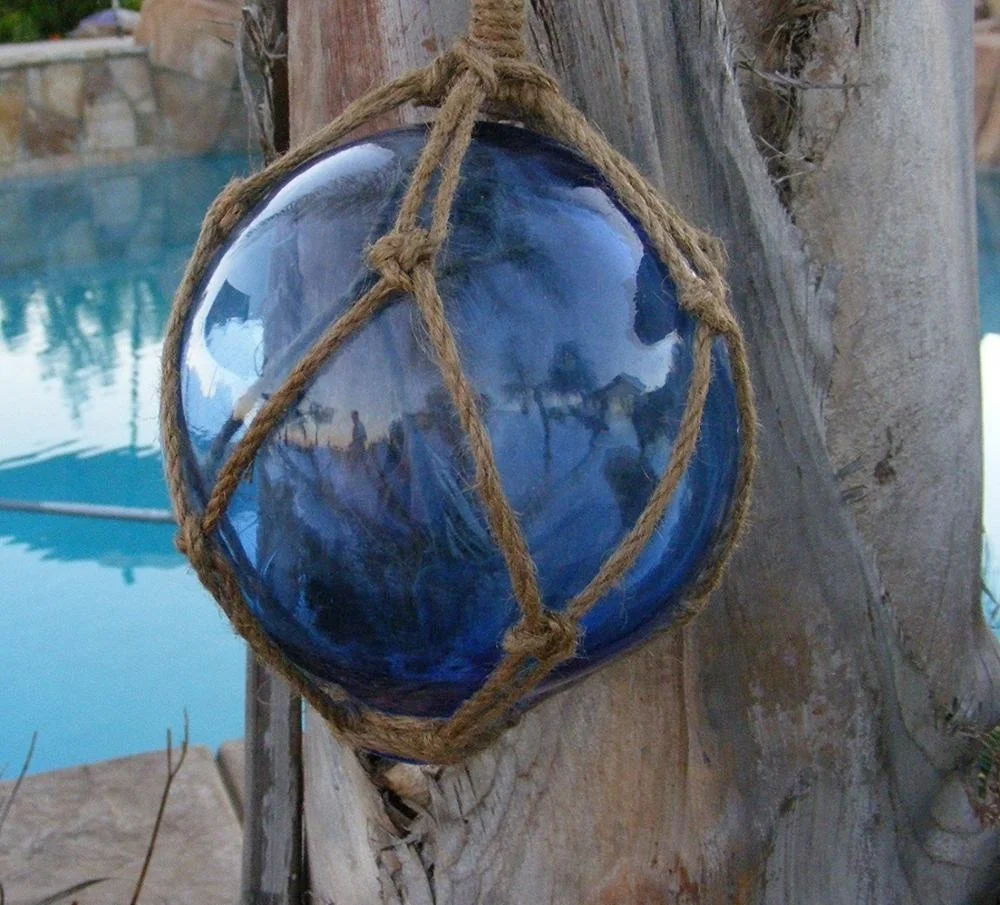 
 Разные цвета прозрачное стекло буи EVA мяч Рыболовные Поплавки Чистая набор с веревкой  