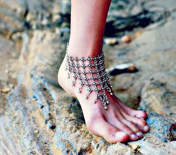 
Модный женский браслет на ногу серебряное золото очаровательное кольцо на носок цепочка на лодыжку браслет на ногу сандалии ювелирные изделия 