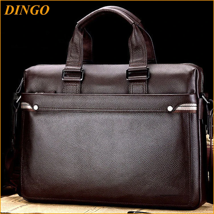 
Высококачественный коричневый кожаный деловой портфель для мужчин, офисный портфель, сумка 