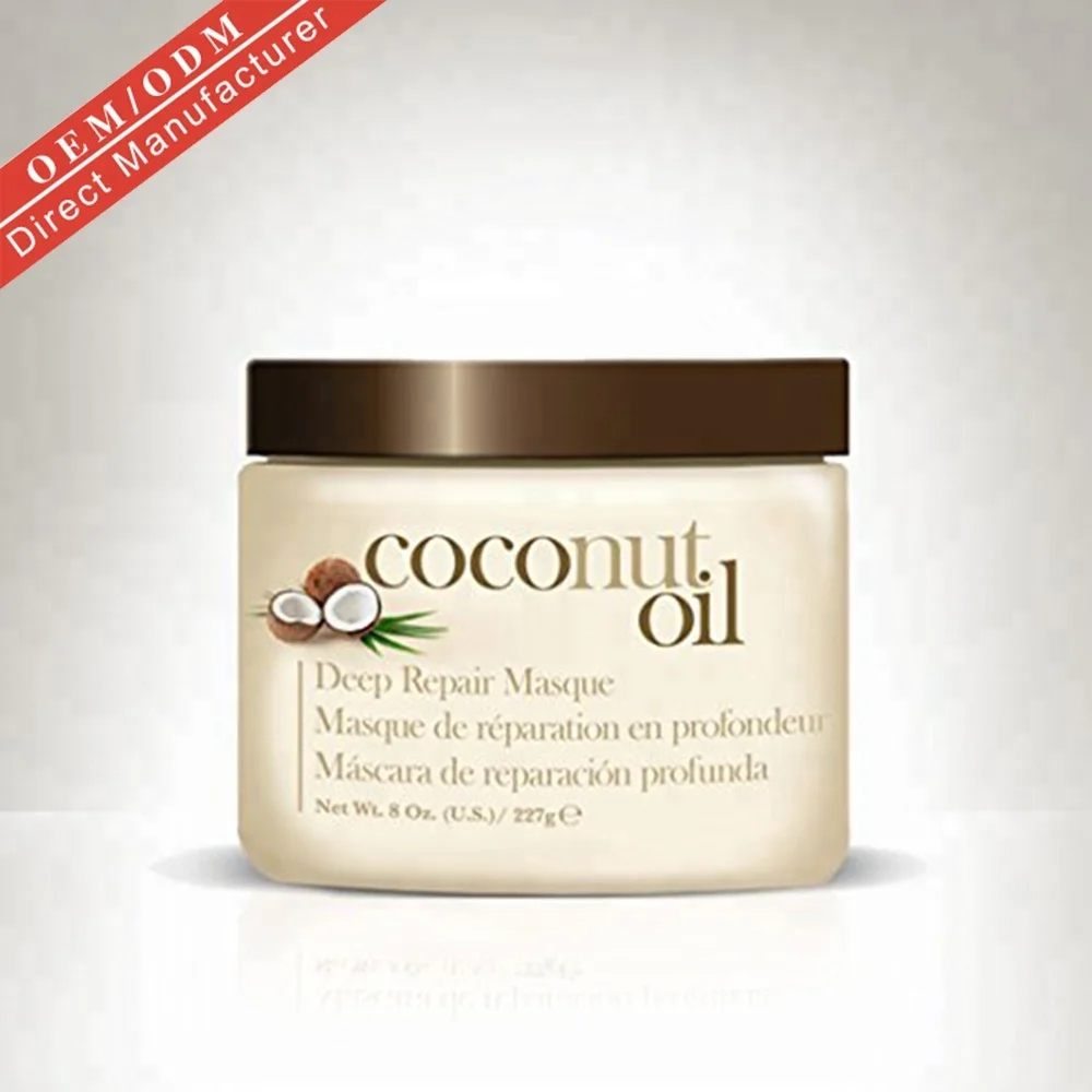 
Высококачественное кокосовое масло для ухода за волосами, набор маски для шампуня и кондиционера 