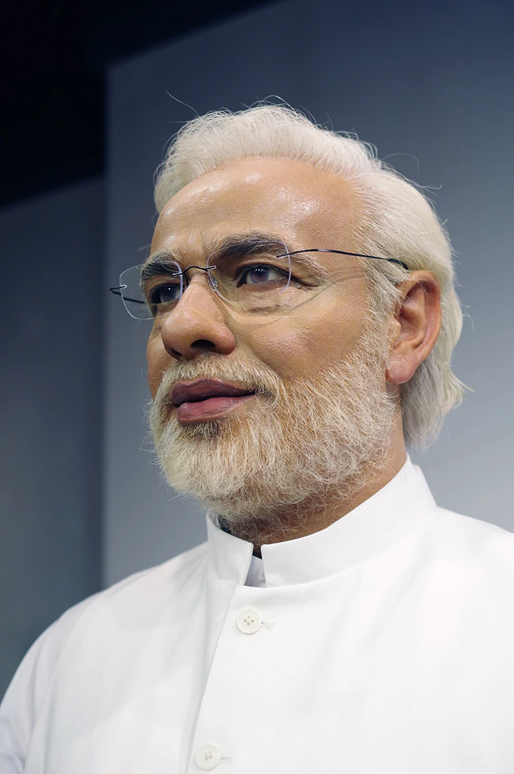 Modi wax sculpture