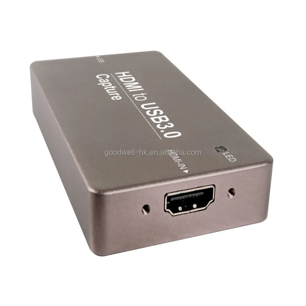 
 Нет необходимости дополнительный адаптер питания карманный размер USB 3,0 видео захвата коробка для потокового видео  