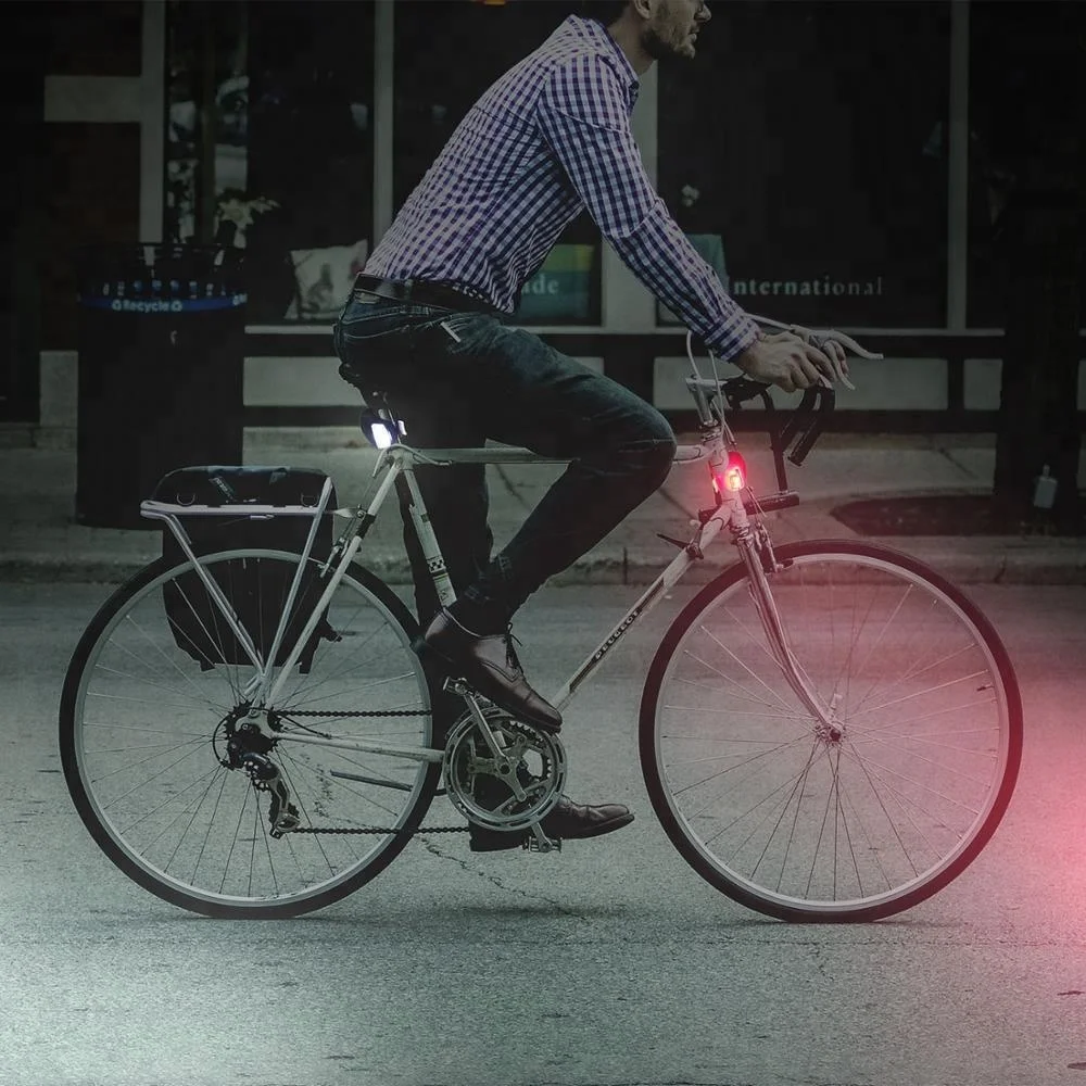 
Комплект из 2 предметов, Мини светодиодный велосипедный фонарь силиконовая головка спереди и сзади хвост Шахтерский фонарь 