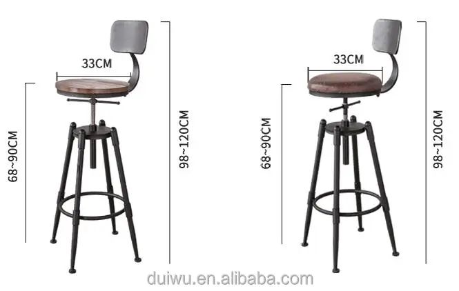 
Оптовая продажа, новый дизайнерский винтажный стул для бистро из кованого железа для ресторана и бара 