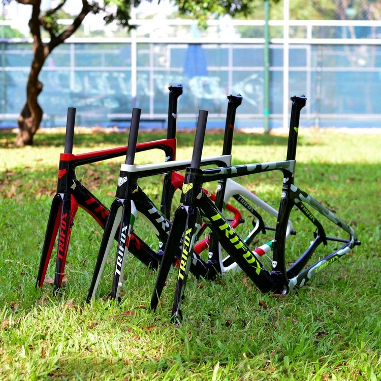 
700C углеродный велосипед TT BB86 углеродное волокно дорожный гоночный велосипед рама углеродная рама вилка OEM 