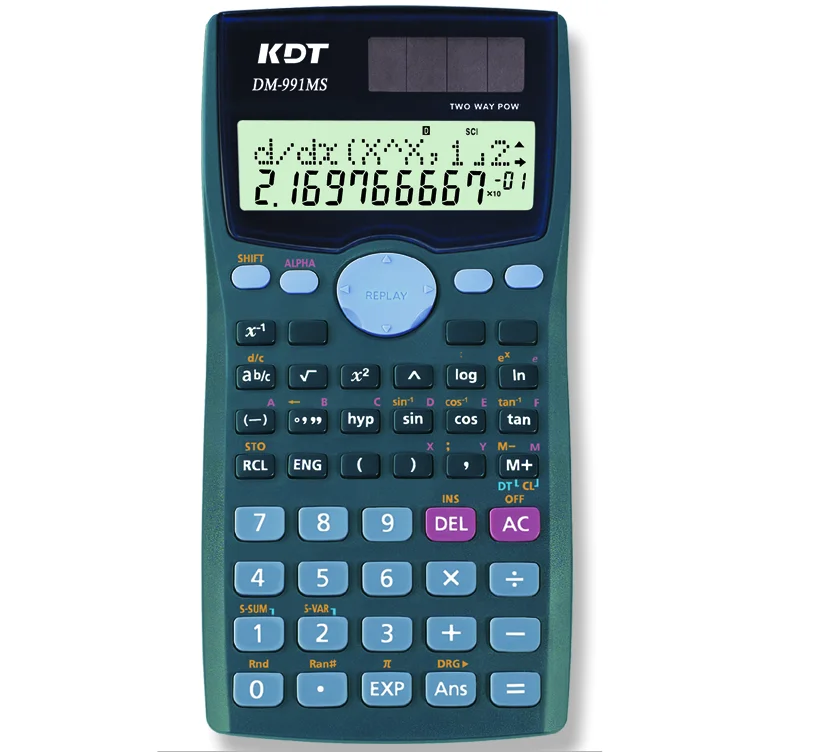 
12 цифр с использованием 401 вид функция научный калькулятор с солнечных батарей 