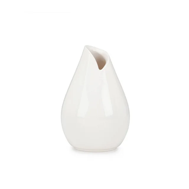 Декоративная белая керамическая ваза для бутонов