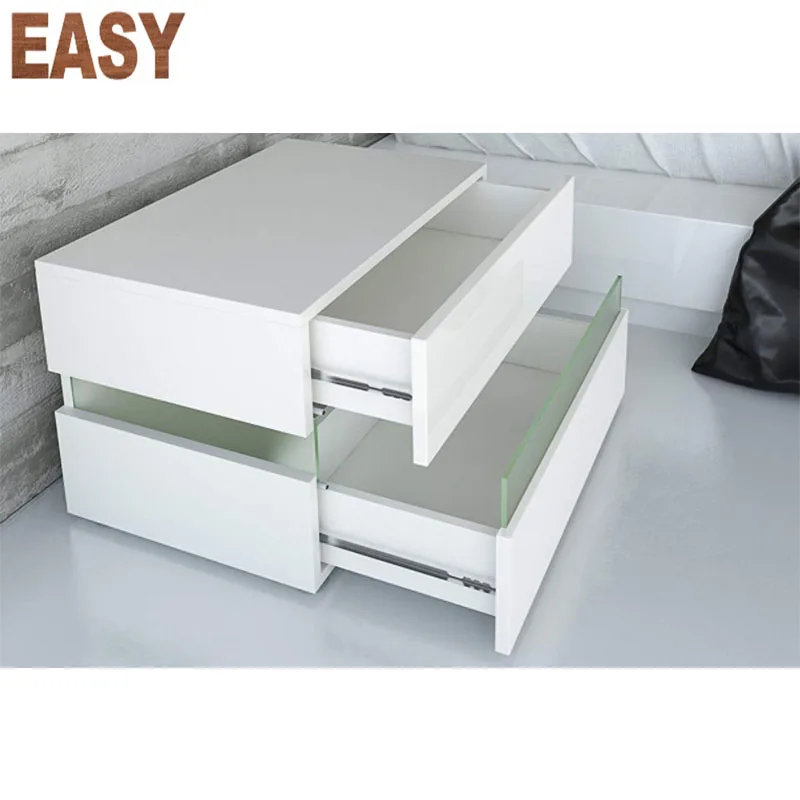 
Современная белая кровать, боковой столик, тумбочка, шкафчик премиум класса 