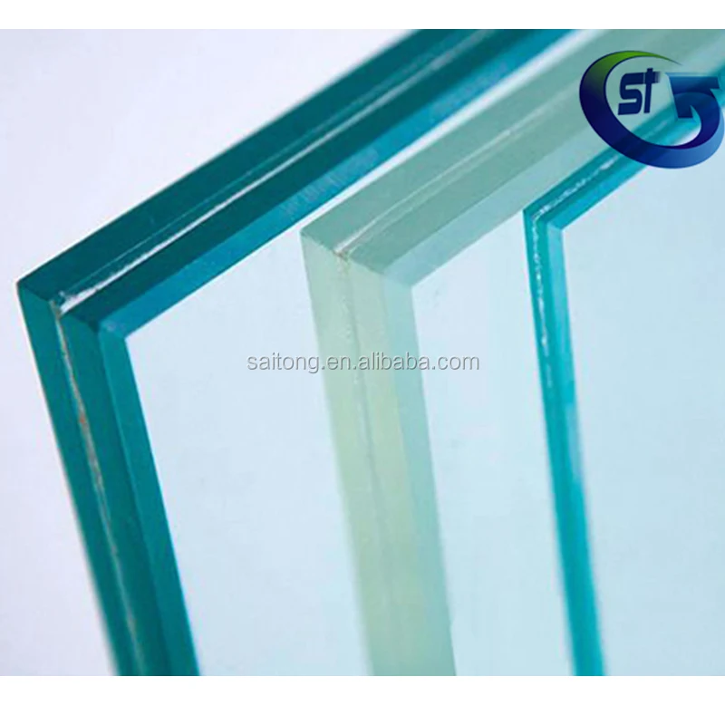 
 6,38 мм 8,38 мм 10,38 мм прозрачное или цветное ламинированное стекло  