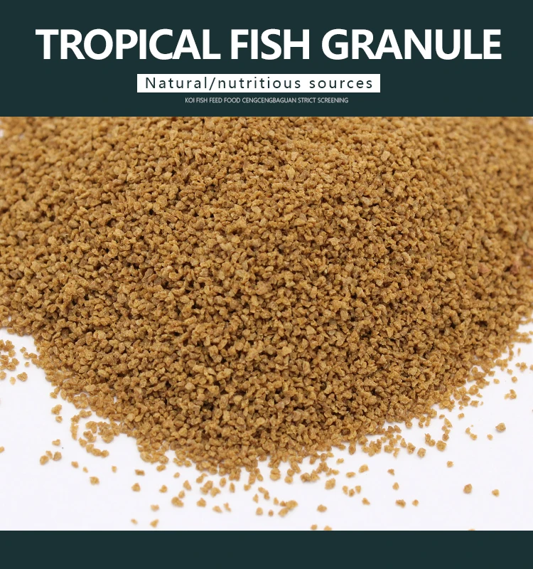 Небольшой тропический корм для рыбы, медленно тонущий корм для рыбы водоносного рума