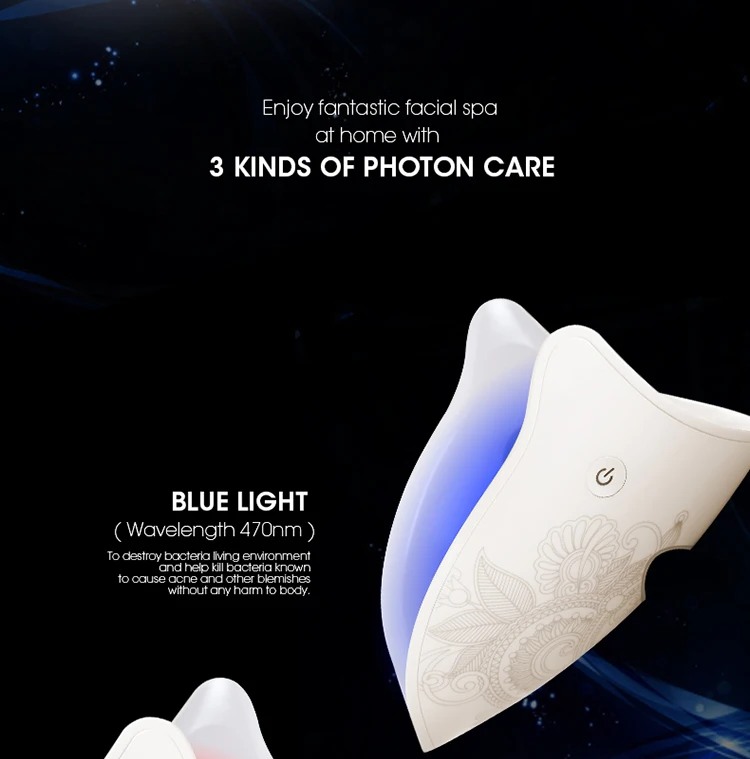 Китайский поставщик, светодиодная маска для лица с дистанционным управлением, световая терапия, световая терапия, Антивозрастная силиконовая маска