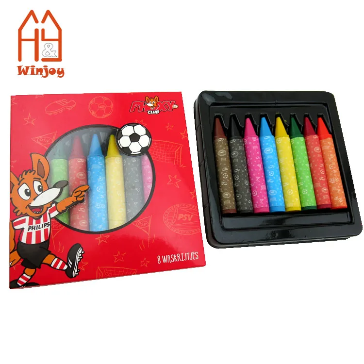 
 8 цветов Набор крупных карандашей для детей, индивидуальные нетоксичные карандаши для рисования.  