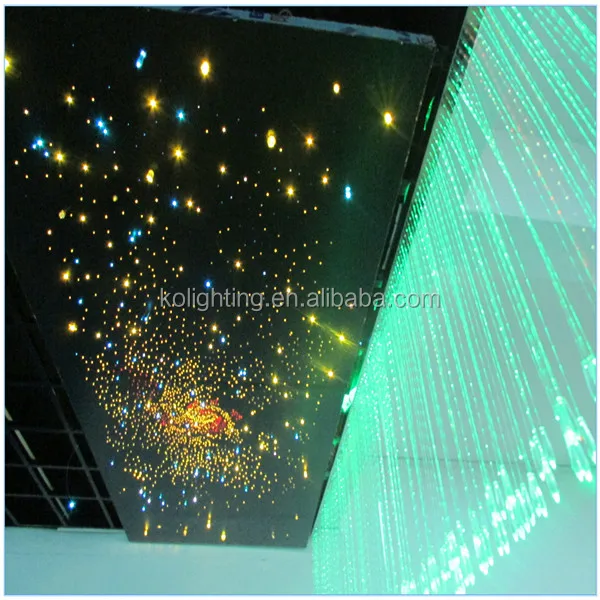 Декоративное Сверкающее роскошное освещение для крыши автомобиля Звездное Небо звездное твердое освещение для оптоволокна