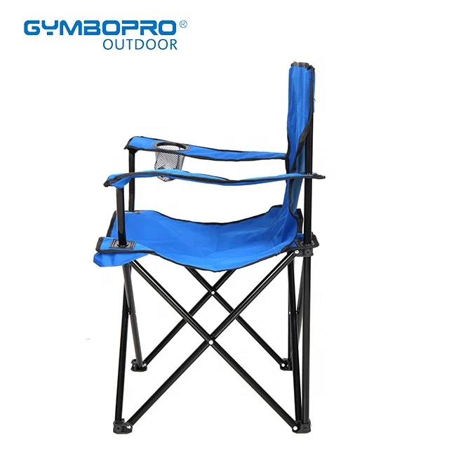 
 Портативный складной стул для кемпинга на открытом воздухе с держателем для банок  