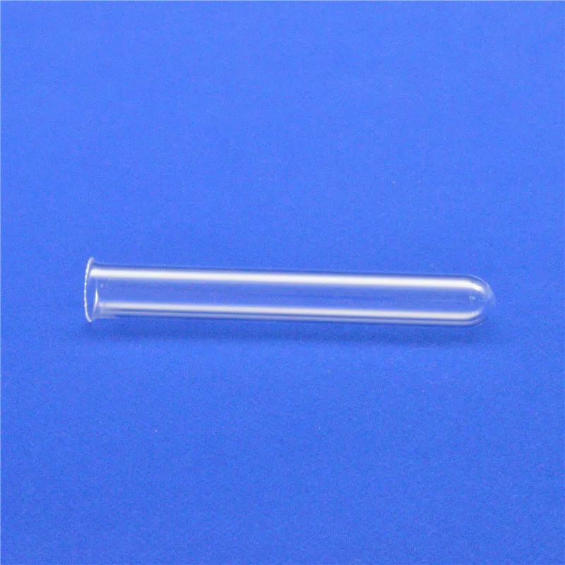 
 Различные спецификации на заказ, испытательная трубка из кварцевого стекла с плоским или круглым дном  