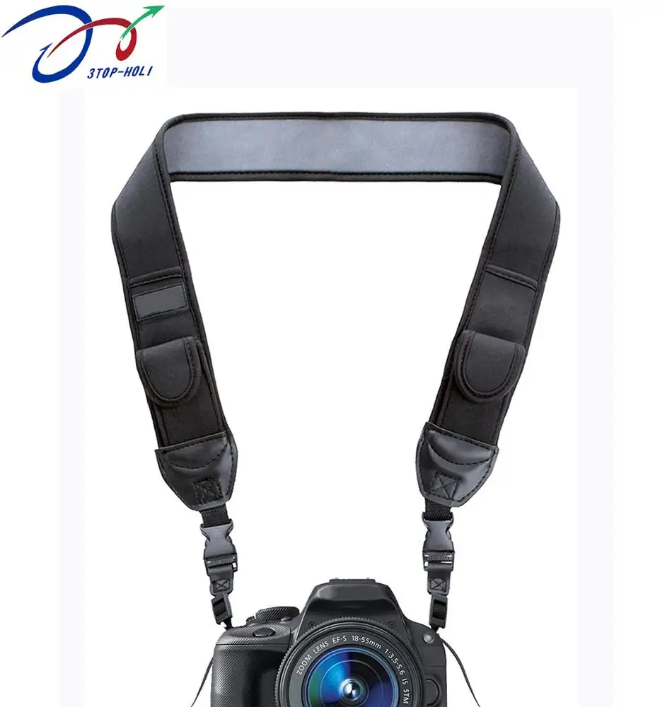 
 Водонепроницаемый кожаный ремешок на шею для камеры с логотипом на заказ регулируемые плечевые ремни для камеры  