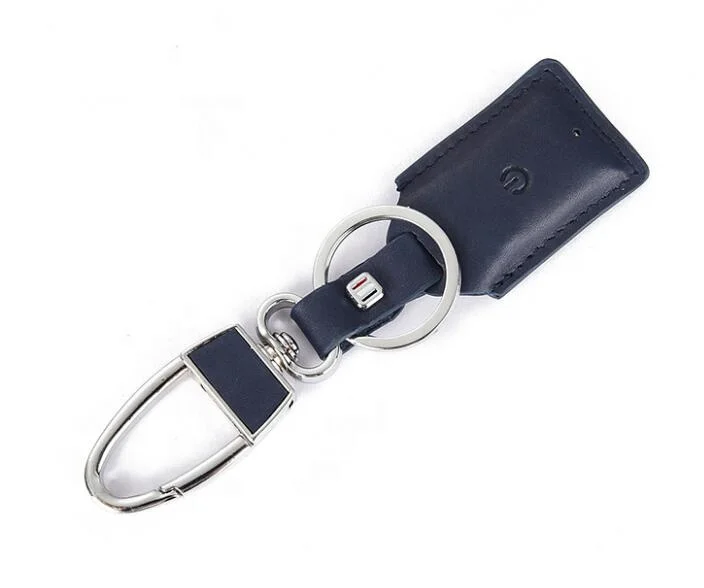 
Высококачественный подарок, роскошный кожаный смарт-брелок для ключей с защитой от потери GPS 
