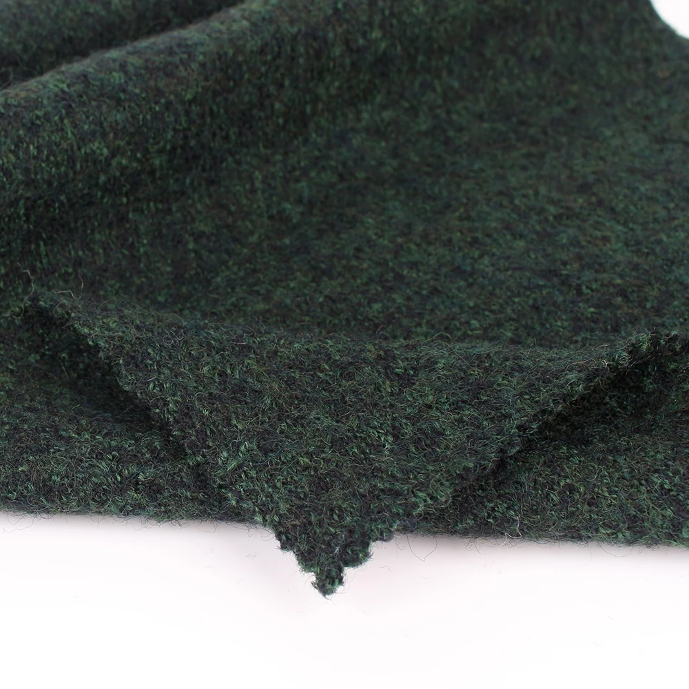 
 Wholesale woolen uniform wool viscose knit boiled fabric for suiting  