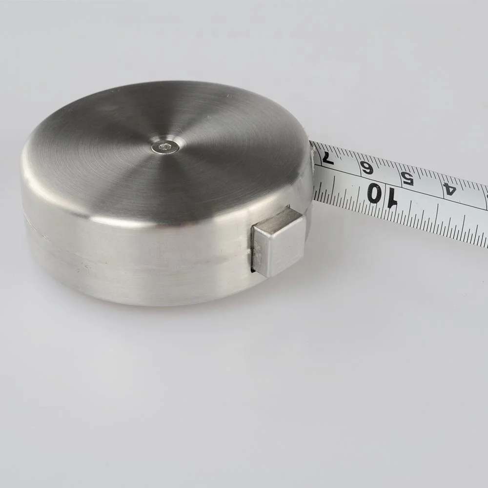 
3 м измерительная индивидуальная печатная мини круглая металлическая рулетка 