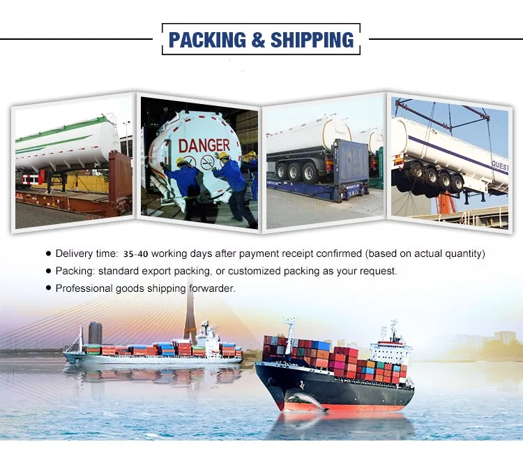 Packaging and sea shipping