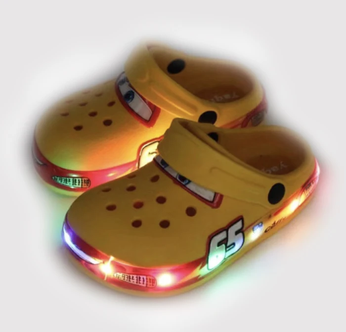 
Новинка 2019, детские сандалии из ЭВА, детские сандалии, светящиеся сандалии для мальчиков, Желейная обувь для сада со светодиодной подсветкой для детей 