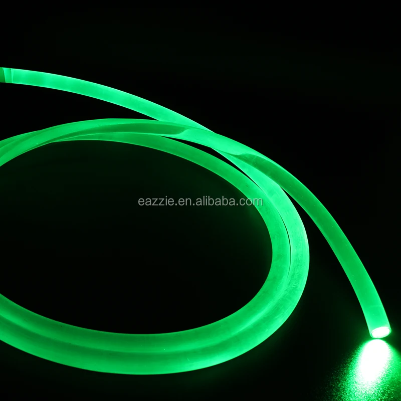 
Водонепроницаемый 10 мм сторона свечение волоконно-оптический кабель свет для наружного освещения 