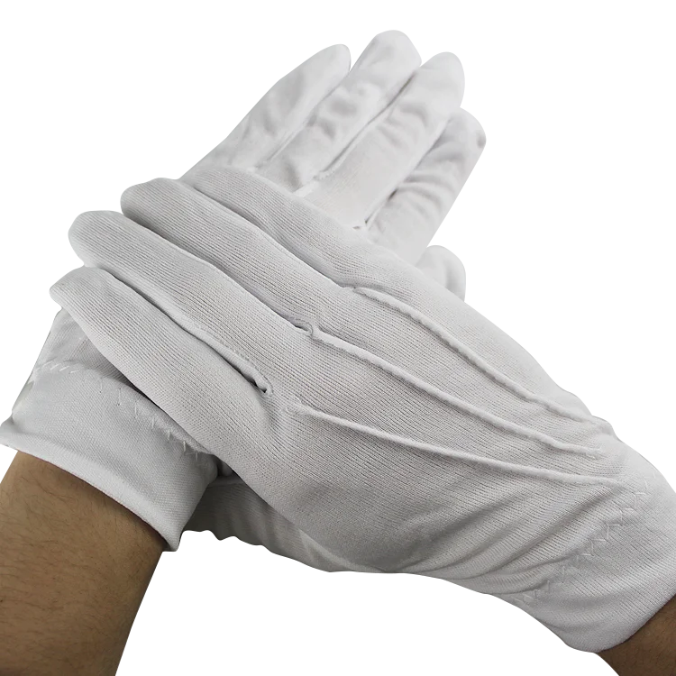 
Дешевые белые полицейские перчатки из полиэстера 