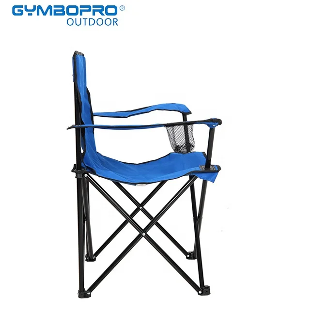 
 Портативный складной стул для кемпинга на открытом воздухе с держателем для банок  