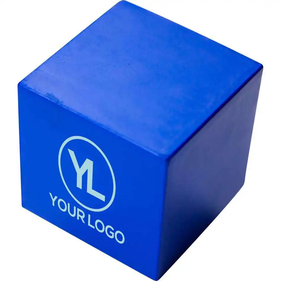 
Оптовая продажа, дешевый напечатанный логотип, высококачественный кубический антистрессовый мяч для рекламы 