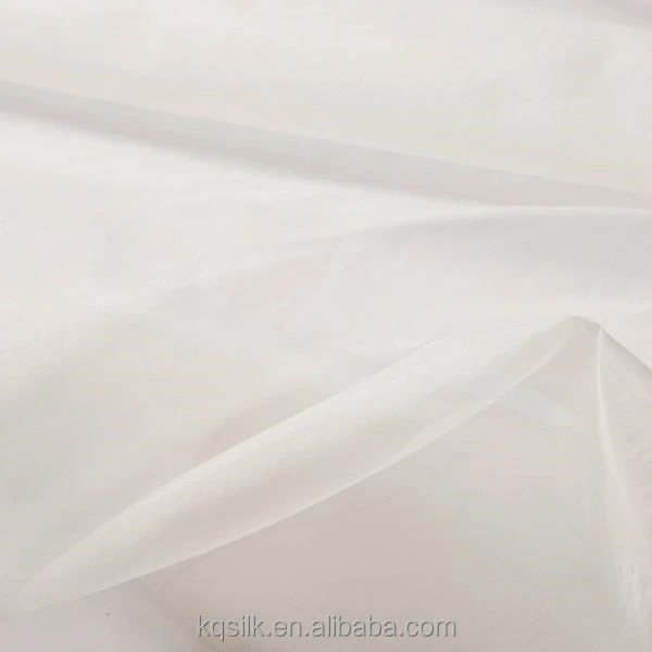 
 Белая свадебная одежда 100% шелк органза шелковая ткань для свадьбы  