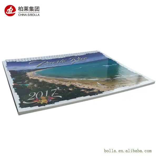 
 Китайская дешевая настенная печать календаря на заказ  