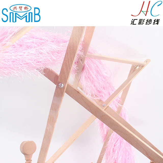 Деревянные аксессуары для ручной работы YH02 # jiangsu, завод smb, популярная оптовая продажа, деревянная пряжа, шерстяной зонтик для шариков, мотки