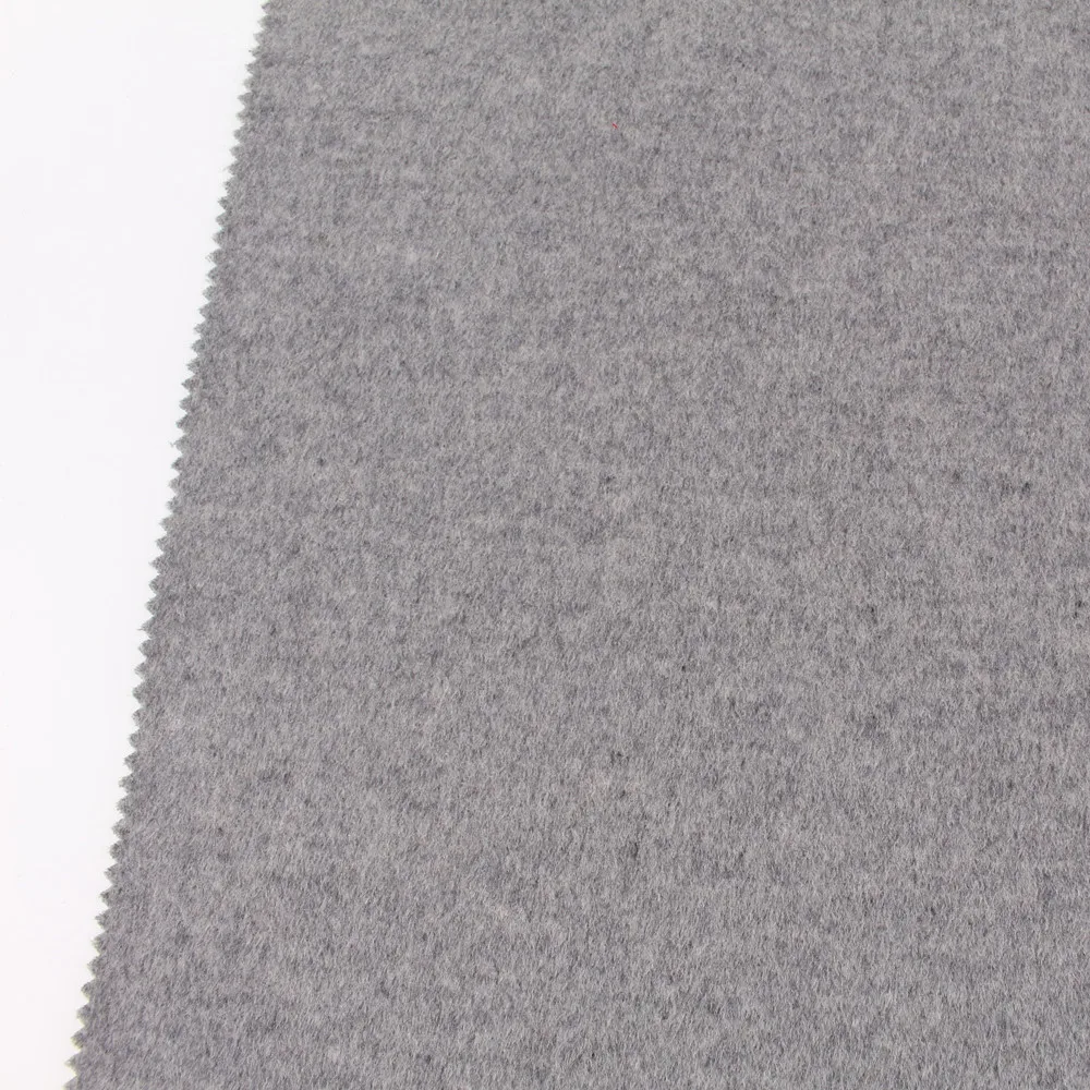 Brushed wool 100% cashmere blend fabric for coats