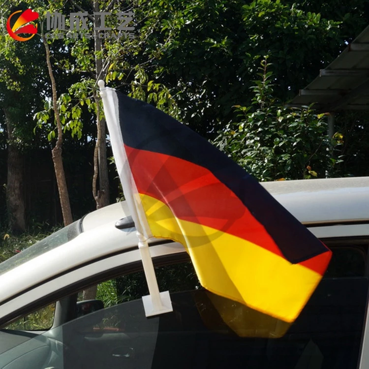 Экологичные профессия пользовательские цифровой печати Германия окна автомобиля флаг