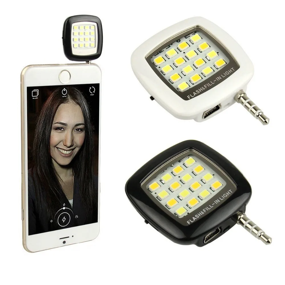 
 Для IOS Android Mini Portable 3,5 мм Smart 16 LED usb флэш-накопитель led light  