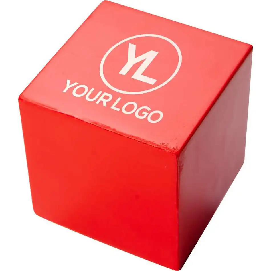 
Оптовая продажа, дешевый напечатанный логотип, высококачественный кубический антистрессовый мяч для рекламы 