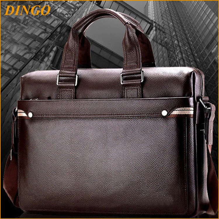 
Высококачественный коричневый кожаный деловой портфель для мужчин, офисный портфель, сумка 