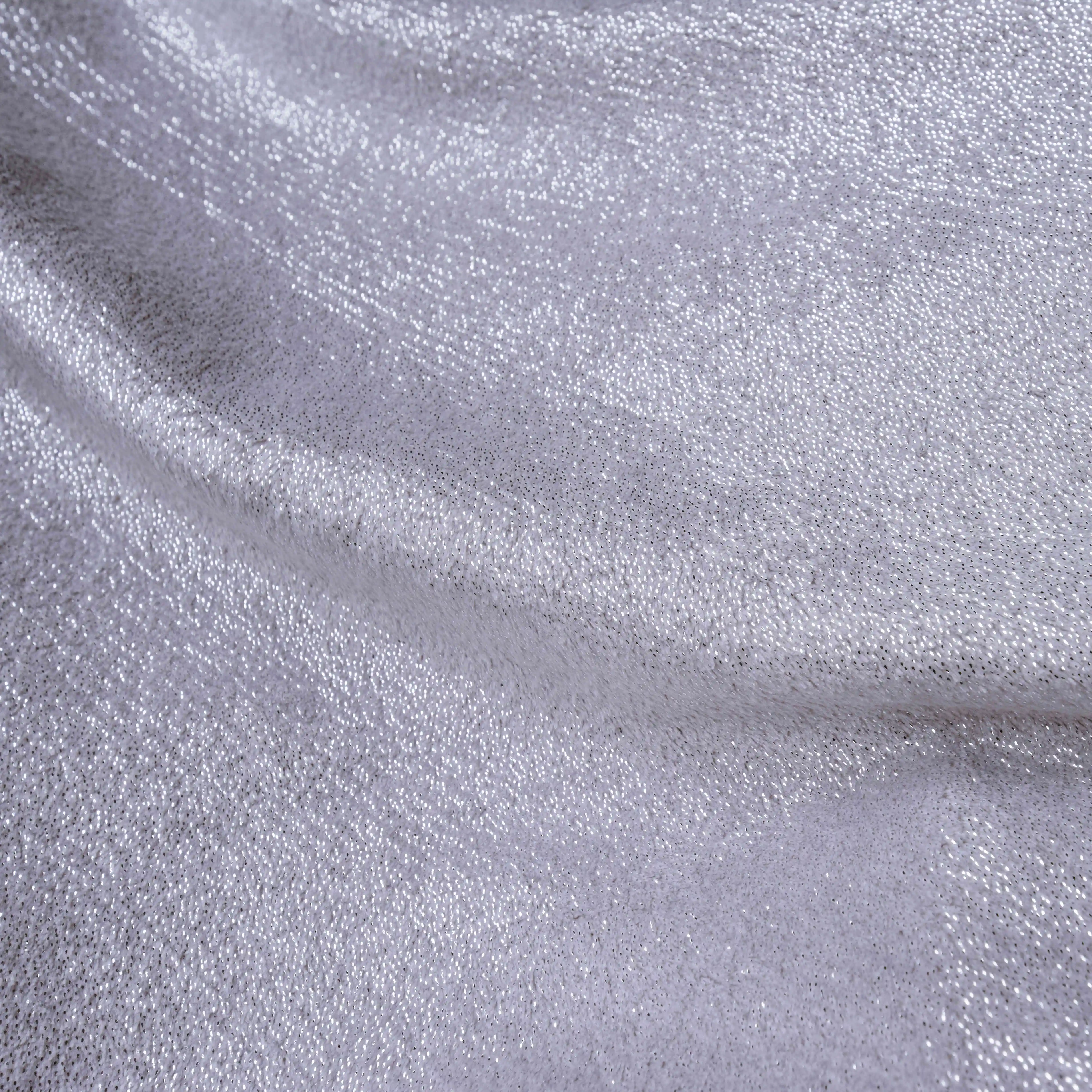 Блестящая Коралловая флисовая ткань, блестящая Коралловая флисовая ткань, флисовая ткань с фольгированным принтом