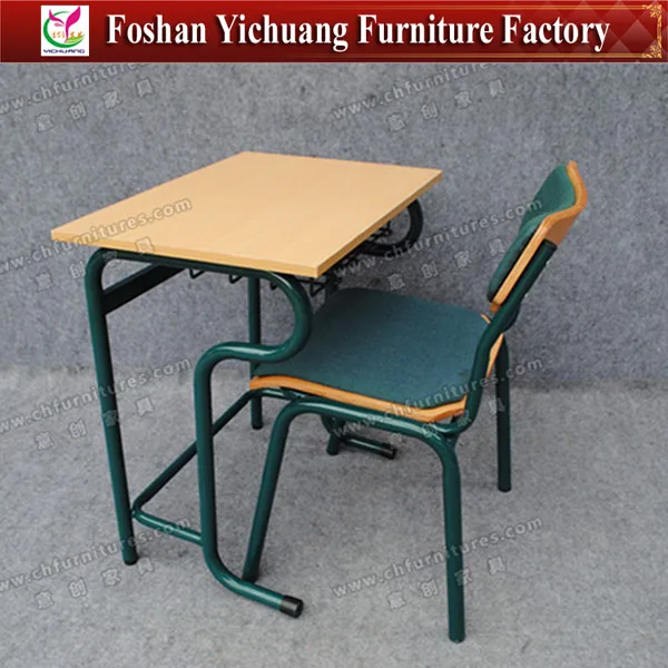 
 Низкая цена для ученический пластиковый стул и стол, зеленая рамка столы и стулья и столы и стулья школы YC-SC02  
