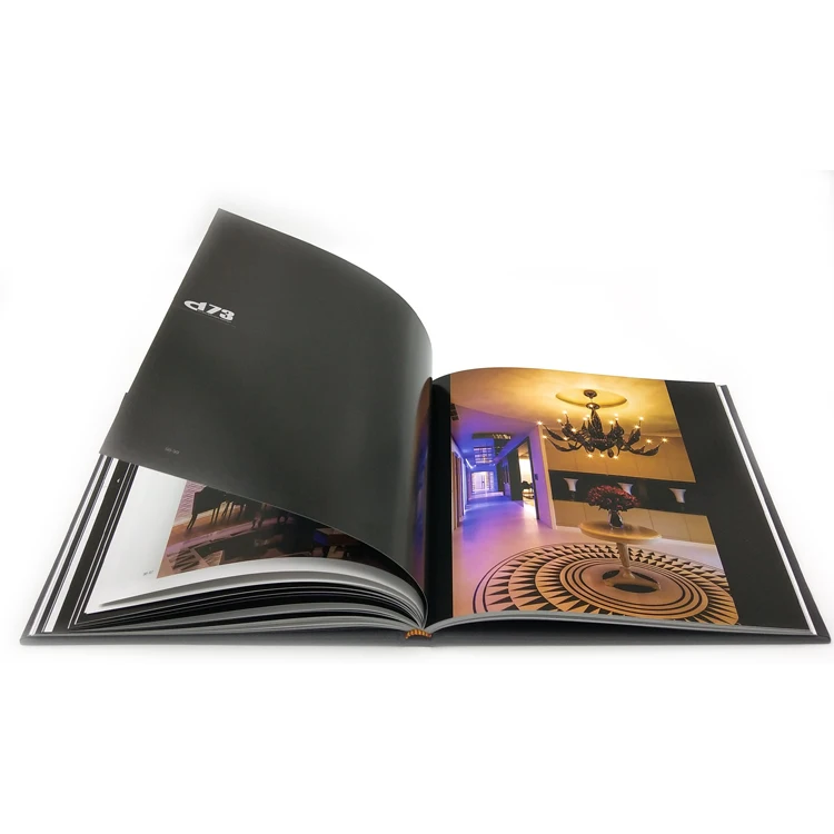 
 Оптовая продажа, индивидуальная полноцветная книга из плотной бумаги с принтом в твердом переплете, кофейный столик, печать книг  