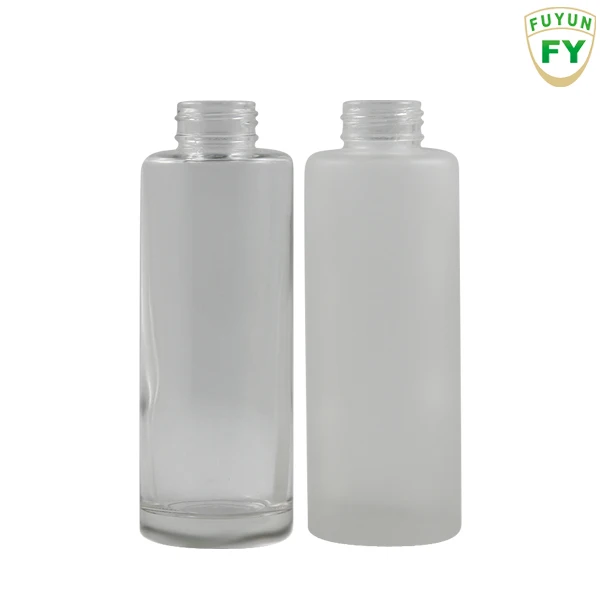 
 Небольшое количество, 100 мл, Белая Косметическая упаковка Fuyun, насос для лосьона, стеклянные бутылки для средств по уходу за кожей  