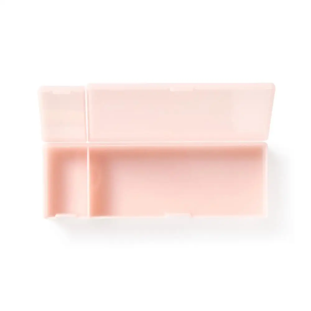 
Многофункциональный розовый и зеленый и прозрачный пластиковый пенал для детей и взрослых 